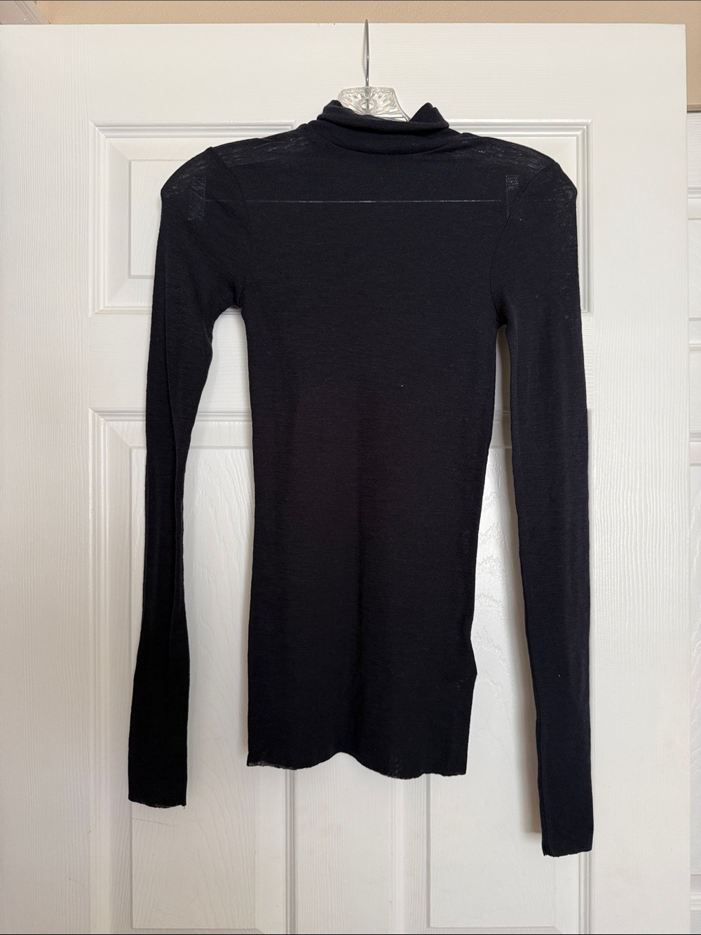 COS Navy Wool Turtleneck Knit Top XS
